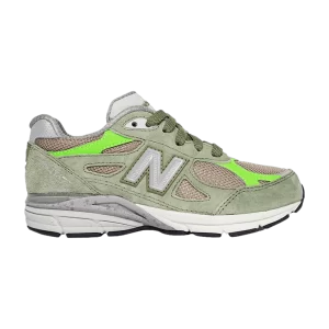 New Balance Patta x 990v3 Baskets « Gardez votre famille proche » pour petit enfant Olive PC990PP3
