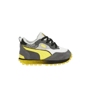 Puma Paw Patrol x Rider FV Baskets 'Rubble' pour bébé Castlerock/Jaune brûlant 388496 01