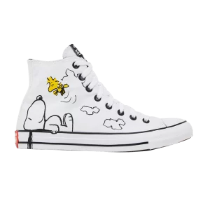 Baskets Converse Peanuts x Chuck Taylor All Star High 'Snoopy and Woodstock' Blanc/Noir/Rouge signal A01872C