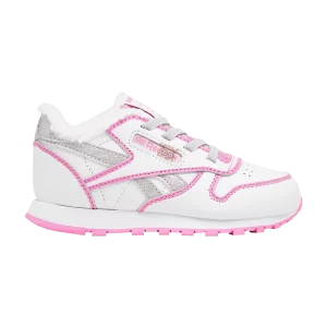 Reebok Peppa Pig x Classic Leather Step 'n' Flash Baskets 'Suzy Sheep' pour tout-petits Blanc Chaussures/Icono Rose/Blanc Chaussures IE1646