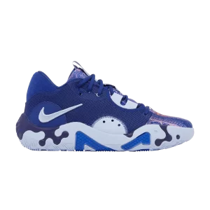 Nike PG 6 'Blue Paisley' Baskets Hyper Royal/Bleu Royal Profond/Corail Blanchi/Bleu en état de navigabilité DC1974 400