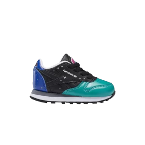 Reebok PJ Masks x Classic Leather Toddler « Les méchants de la nuit s'unissent ! 'Sneakers Emerald Haze/Noir/Cobalt GX2111