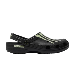 Baskets Crocs Pleasures x Classic Clog 'Skeleton - Glow in the Dark' Noir 208267 001