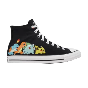 Baskets Converse Pokemon x Chuck Taylor All Star High 'First Partners' Noir/Multi/Blanc A01089F