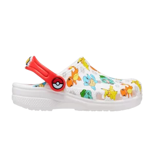 Crocs Pokémon x Classic Clog Baskets 'Starters' pour Enfants Blanc/Multi 207739 94S