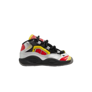 Reebok Power Rangers x Question Mid Toddler « Mode bataille Megazord ! » Noir/Argent métallique/Rouge vectoriel GY0587