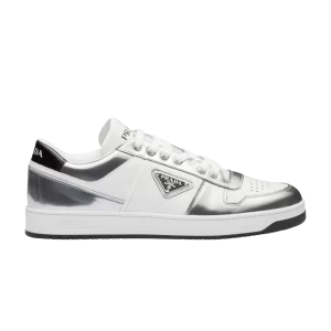 Baskets Prada Downtown Leather 'Silver White' Blanc/Argent 2EE364 3LL2 F0J36