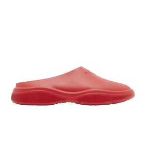 Baskets Prada Mules en caoutchouc mousse 'Rouge' Rouge 2S2959 3LKD F0011