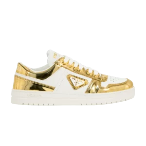 Baskets Prada Wmns Downtown Leather 'Platinum Gold' Platine/Blanc 1E792M 3LMG F056X