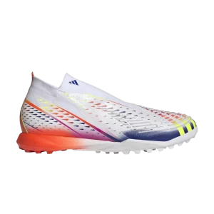adidas Predator Edge.1 TF 'Al Rihla Pack – Blanc 'Blanc nuage/Jaune ensoleillé/Bleu puissance GZ6101