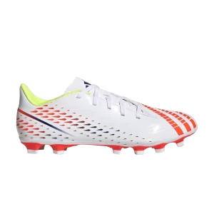adidas Predator Edge.4 FG 'Al Rihla Pack – Blanc 'Blanc nuage/Jaune ensoleillé/Bleu puissance GW0989