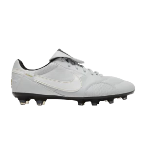 Nike Premier 3 FG 'Pure Platinum' Platine pur/Noir/Or brillant métallisé/Blanc AT5889 011