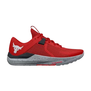 Under Armour Project Rock BSR 2 'Radiant Red Steel' Baskets Radiant Rouge/Acier 3025081 601
