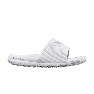 Under Armour Project Rock Slide 'White Halo Grey' Blanc/Halo Gris 3025237 101