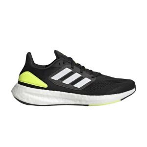 adidas PureBoost 22 'Blanc Jaune Solaire' Noir/Blanc Nuage/Jaune Soleil HQ1449