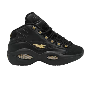 Baskets Reebok Question Mid Big Kid 'Lux' Noir/Noir/Or métallique ID9293