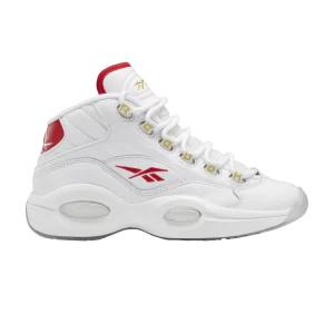 Reebok Question Mid Big Kids 'Dr. J' Chaussures blanches/Chaussures blanches/Vector rouge HP2960