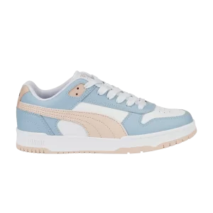 Puma RBD Game Low 'Blue Wash Island Pink' Baskets Bleu lavage/Île rose/Blanc 386373 09