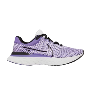 Nike React Infinity Run Flyknit 3 'Pure Platinum Psychic Purple' Platine pur/Violet psychique/Whisper of Iris/Noir DV0697 043