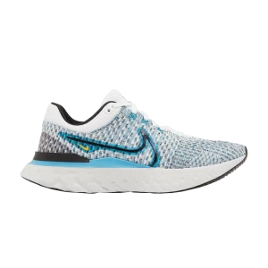 Nike React Infinity Run Flyknit 3 'White Blue Orbit' Blanc/Bleu orbite/Bleu chlore/Noir DH5392 102