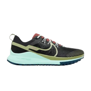 Nike React Pegasus Trail 4 'Black Alligator Mint' Noir/Canyon Rouille/Mousse Menthe/Gator DJ6158 004