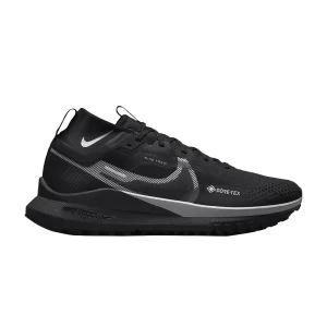 Nike React Pegasus Trail 4 GORE-TEX 'Black Reflect Silver' Noir/Argent réfléchissant/Gris loup DJ7926 001