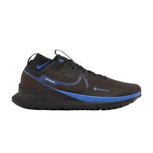Nike React Pegasus Trail 4 GORE-TEX 'Velvet Brown Blue' Marron velours/Noir/Mousse dorée/Bleu moyen FB2193 200