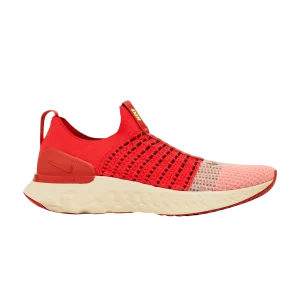 Nike React Phantom Run Flyknit 2 'Siren Red' Rouge sirène/Blanc perle/Noir DV2145 600
