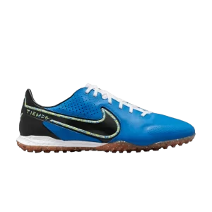 Nike React Tiempo Legend 9 Pro TF 'Light Photo Blue Gum' Bleu photo clair/Lime Glow/Bubble Gum Marron moyen/Noir DA1192 403