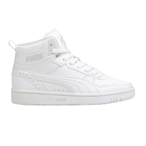 Puma Rebound Joy Big Kid 'White Limestone' Baskets Blanc/Blanc/Limestone 374687 07