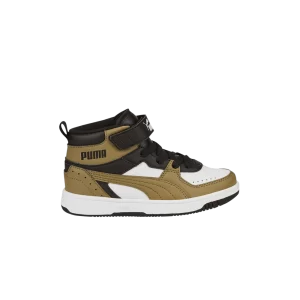 Puma Rebound Joy Little Kid 'Black Covert Green' Baskets Noir/Undercover Vert/Blanc 374688 15