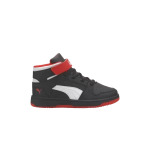 Puma Rebound LayUp Little Kid 'Noir High Risk Red' Baskets Noir/High Risk Rouge/Blanc 370488 08