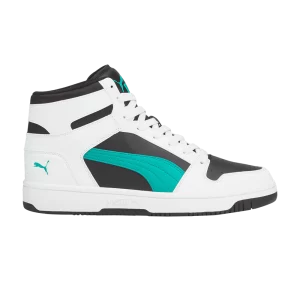 Puma Rebound LayUp 'White Spectra Green' Baskets Noir/Spectra Vert/Blanc 369573 26