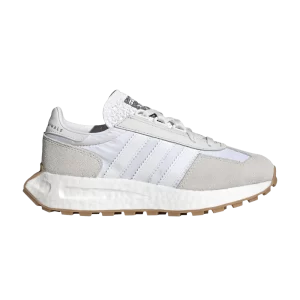Baskets adidas Retropy E5 J 'Crystal White Gum' Blanc cristal/Blanc nuage/Triple gris GW0786