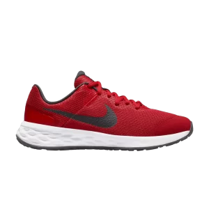 Nike Revolution 6 GS 'University Red' Rouge université/Noir DD1096 607