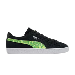 Baskets Puma Rick et Morty x Suede 'Interdimensionnelle Portal' Noir/Vert Jasmin 386780 01