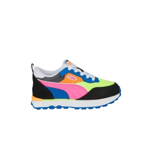 Puma Rider FV Little Kid 'Lime Squeeze Black Royal' Baskets Lime Squeeze/Noir/Royal 386065 04