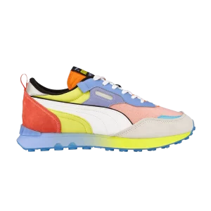 Baskets Puma Rider FV 'Candy' Jaune fluo/blanc 387506 01