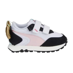 Puma Rider FV Little Kid 'Bow' Baskets Fleur d'amandier/Noir 387880 01