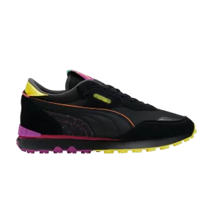 Baskets Puma Rider FV 'Ski Club' Noir/Blush Orange/Jaune Energy 391527 01