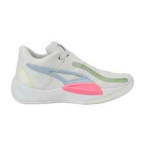 Puma Rise Nitro 'Glacier Grey Sunset Pink' Baskets Gris Glacier/Rose Sunset 377012 02