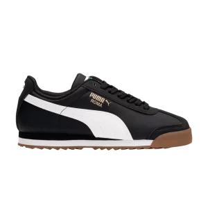 Puma Roma Basic Summer Big Kid 'Black Gum' Baskets Noir/Blanc 359841 21