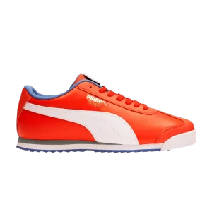 Baskets Puma Roma 'Go For' Firelight/Blanc/Bleu Vallarta/Bleu Minéral 385482 01