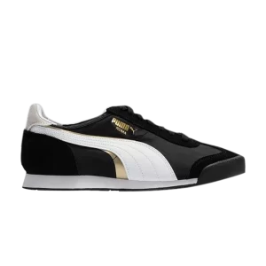 Baskets Puma Roma OG Nylon 'Double FS – Black Gold 'Noir/Blanc/Or Team 390634 01