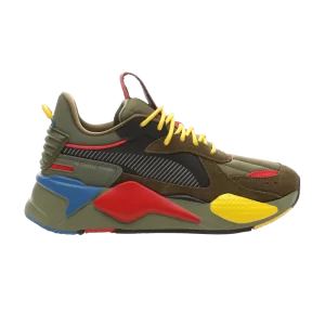 Puma RS-X Jr 'Deep Lichen Green' Baskets Vert lichen profond/noir 385899 01