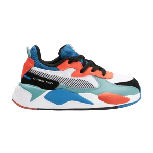 Puma RS-X Little Kid 'Go For' Baskets Blanc/Bleu Vallarta/Firelight 386533 01