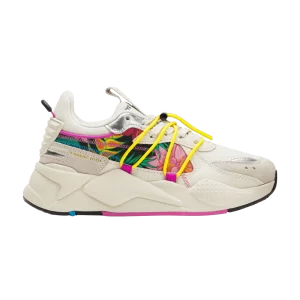 Puma RS-X Papered Jr 'Floral' Baskets Vapor Gris/Noir/Vert Amazone/Bubblegum 387905 01