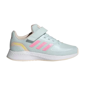 adidas Runfalcon 2.0 Little Kid 'Presque Bleu Faisceau Rose' Presque Bleu/Rose Faisceau/Orange Bliss HR1398