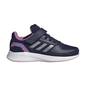 adidas Runfalcon 2.0 Little Kid 'Dark Blue Pulse Lilac' Bleu foncé/Matte Metallic Violet/Lilas Pulse HR1537