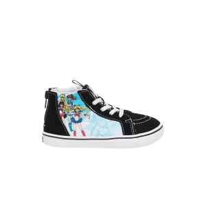 Vans Sailor Moon x Sk8-Hi Zip ComfyCush Baskets 'Pretty Guardian' pour tout-petits Multi/Noir VN0A4VJNSKQ